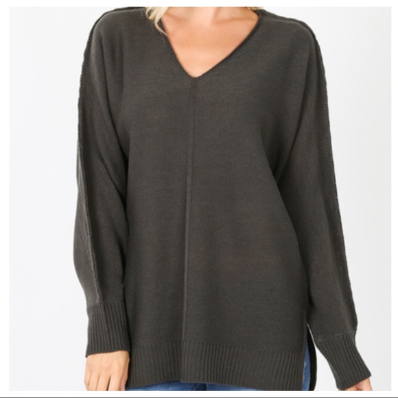 ✨LAST ONE✨Chic V Neck Oversized sweater - Picture 4 of 5